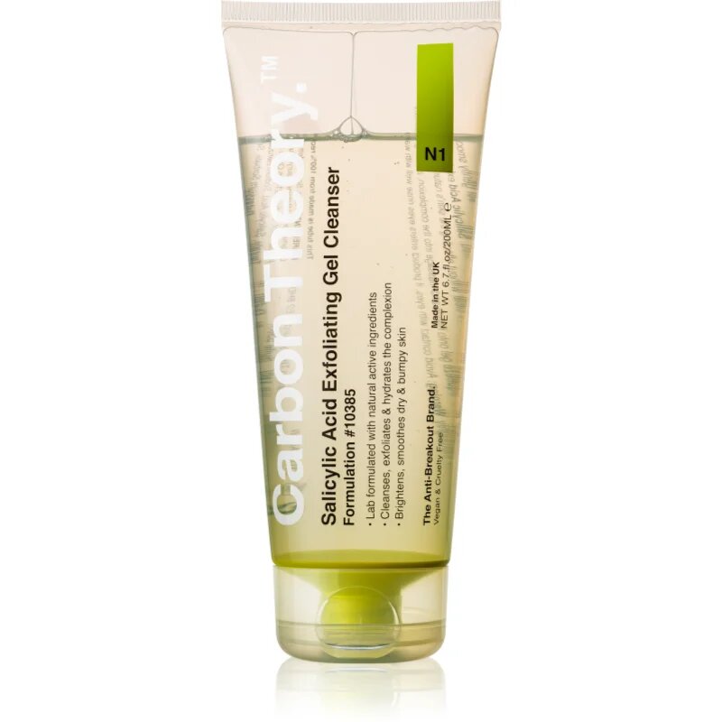 Carbon Theory Salicylic Acid nežen piling gel z vlažilnim učinkom 200 ml