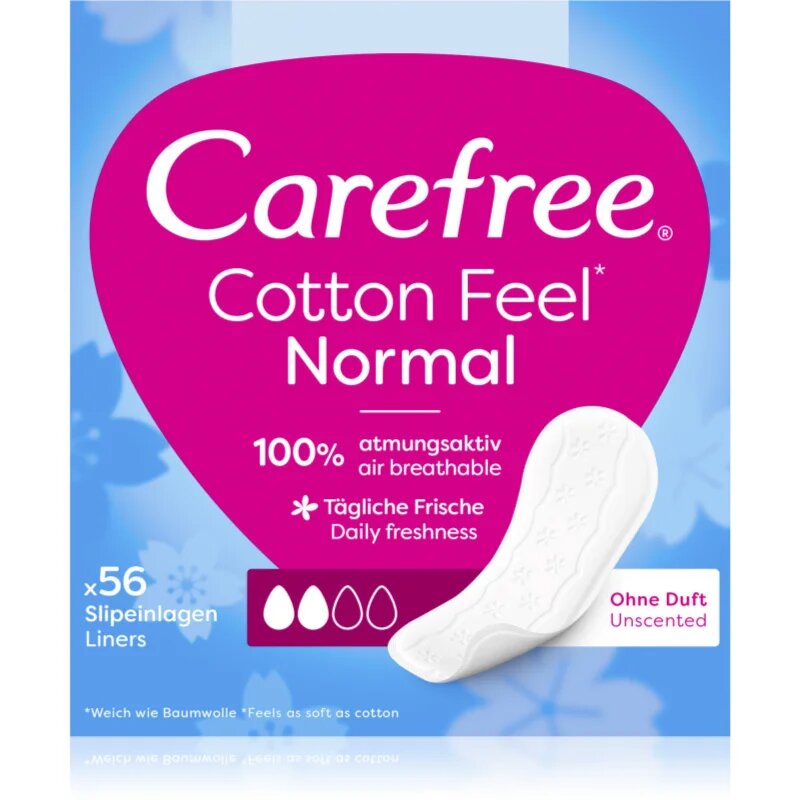 Carefree Cotton dnevni vložki 56 kos