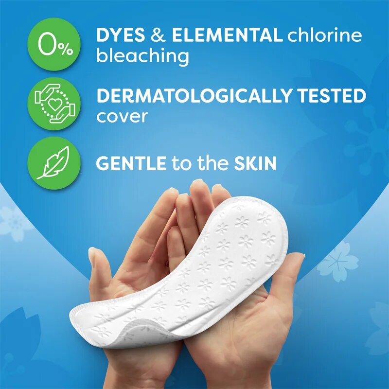 Carefree Cotton Flexiform dnevni vložki brez dodanih dišav 56 kos
