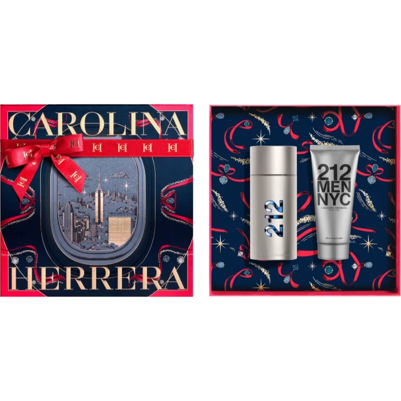 Carolina Herrera 212 NYC Men darilni set za moške