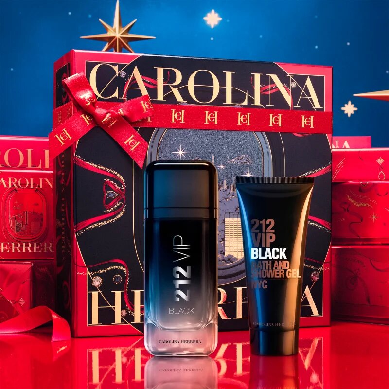 Carolina Herrera 212 VIP Black darilni set za moške