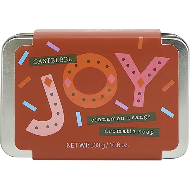 Castelbel Charming Soaps Cinnamon Orange trdo milo v pločevinki 300 g
