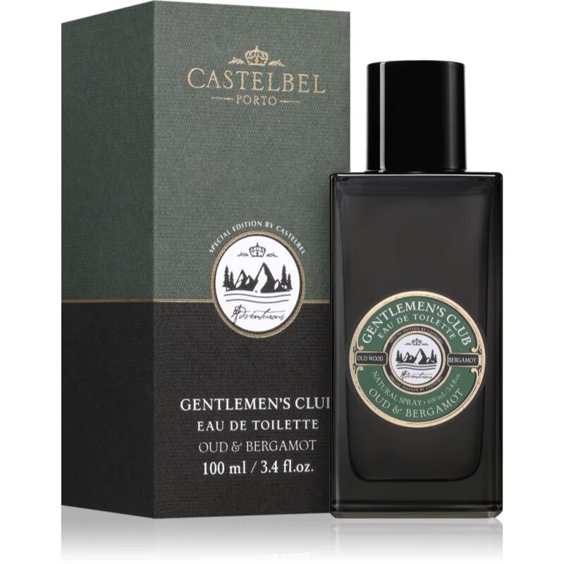 Castelbel Gentlemen's Club Oud & Bergamot toaletna voda za moške 100 ml