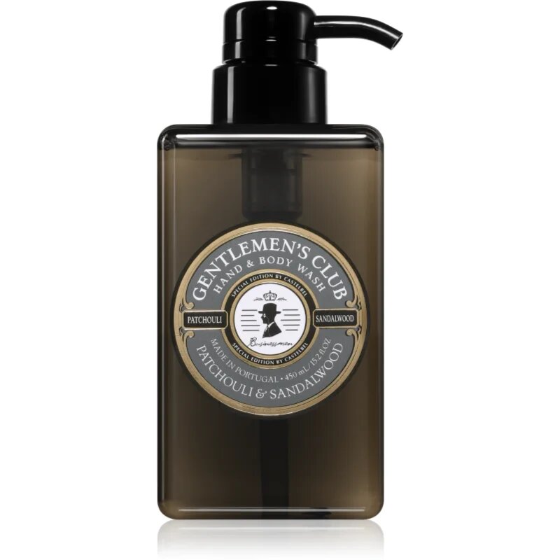 Castelbel Gentlemen's Club Patchouli & Sandalwood luksuzno tekoče milo za roke in telo 450 ml