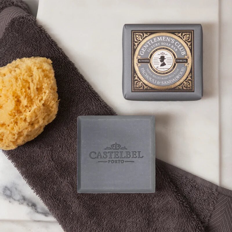 Castelbel Gentlemen's Club Patchouli & Sandalwood luksuzno trdo milo 150 g
