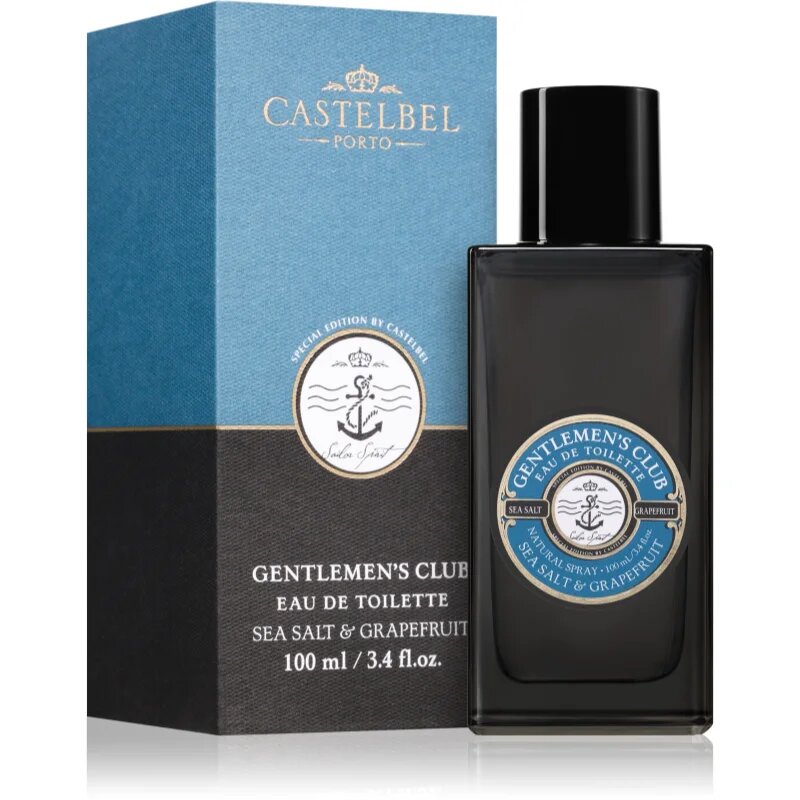 Castelbel Gentlemen's Club Sea Salt & Grapefruit toaletna voda za moške 100 ml