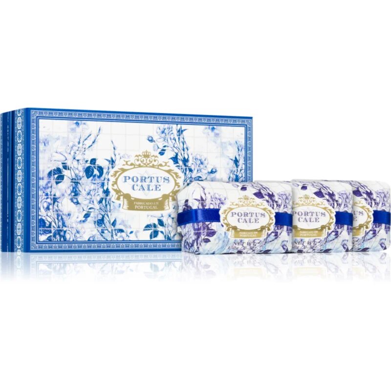 Castelbel Portus Cale Gold & Blue trdo milo darilni set 3x150 g