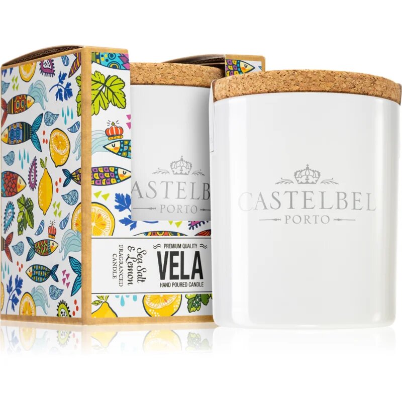 Castelbel Sardine Sea Salt & Lemon dišeča sveča 190 g