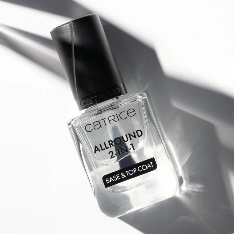 Catrice Allround 2-in-1 podlaga za lak za nohte 2 v 1 transparenten (M)transparentna (F)transparentno (N) 10.5 ml