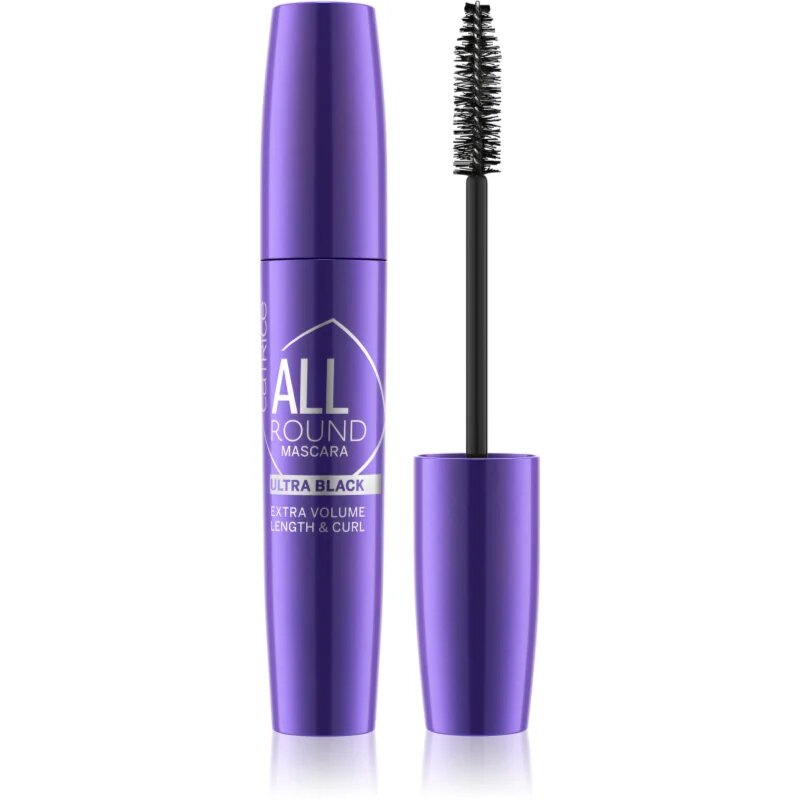 Catrice Allround maskara za podaljšanje vihanje in volumen trepalnic odtenek 010 Ultra Black 11 ml