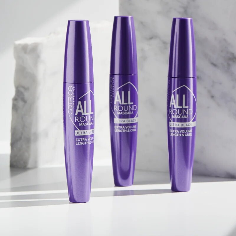 Catrice Allround maskara za podaljšanje vihanje in volumen trepalnic odtenek 010 Ultra Black 11 ml