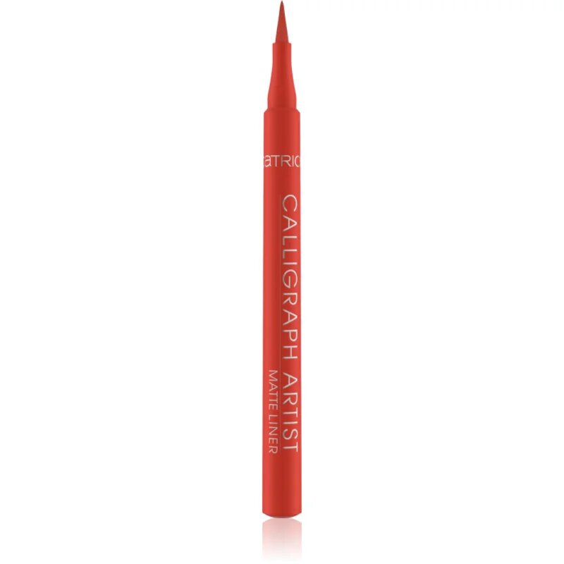 Catrice Calligraph Artist Matte črtalo za oči v obliki flomastra z mat učinkom odtenek 080 Bloody Mary 11 ml