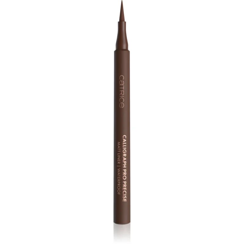 Catrice Calligraph Pro Precise Matt Liner črtalo za oči v obliki flomastra vodoodporna odtenek 020 Espresso Brown 1 ml