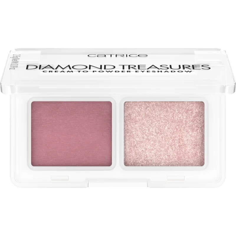 Catrice Diamond Treasures duo senčila za oči odtenek 020 Fairy Dust 2.8 g