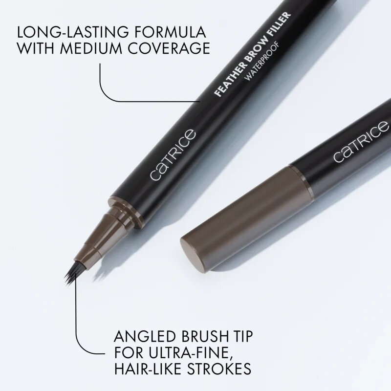 Catrice Feather Brow Filler vodoodporen svinčnik za obrvi odtenek 020 Medium Brown 0.5 ml