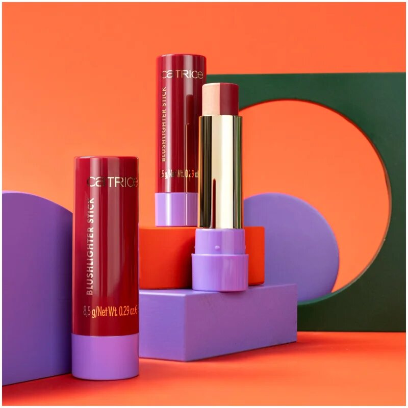 Catrice GENERATION JOY rdečilo z osvetljevalcem v paličici odtenek C02 Make Me Blush 85 g