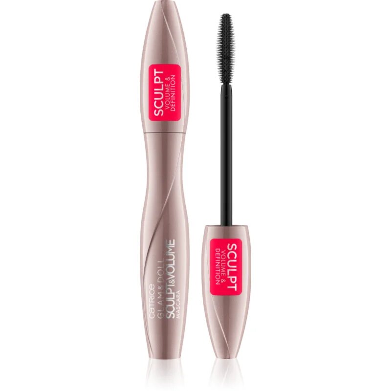 Catrice Glam & Doll Sculpt & Volume Maskaro za volumen in definicijo trepalnic odtenek 010 Black 95 ml