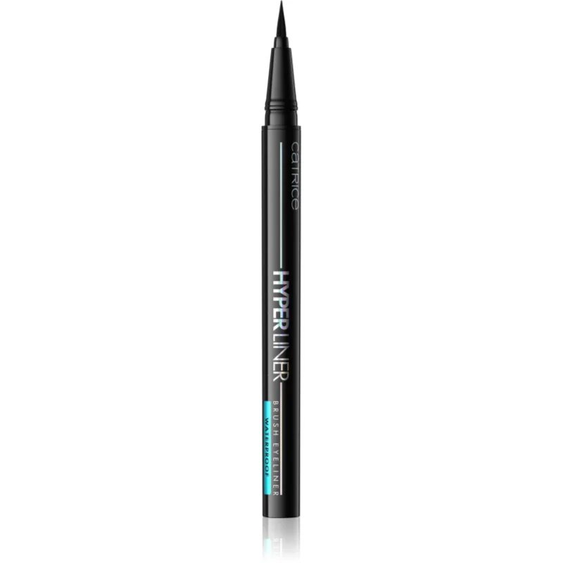 Catrice Hyper Liner Brush Eyeliner dolgoobstojno vodoodporno črtalo za oči odtenek 010 Ever Black 0.52 ml