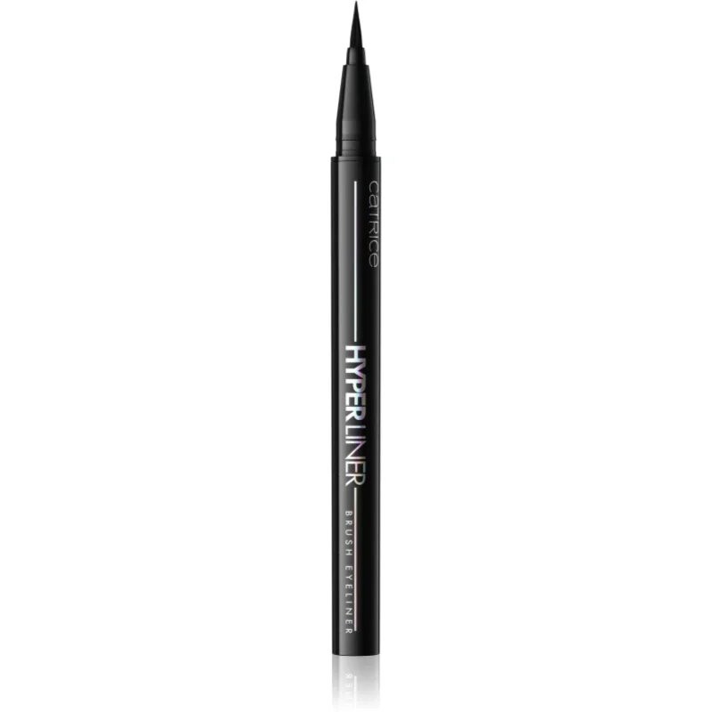 Catrice Hyper Liner Brush Eyeliner tekoče črtalo za oči z mat finišem odtenek 010 Classic Black 0.52 ml
