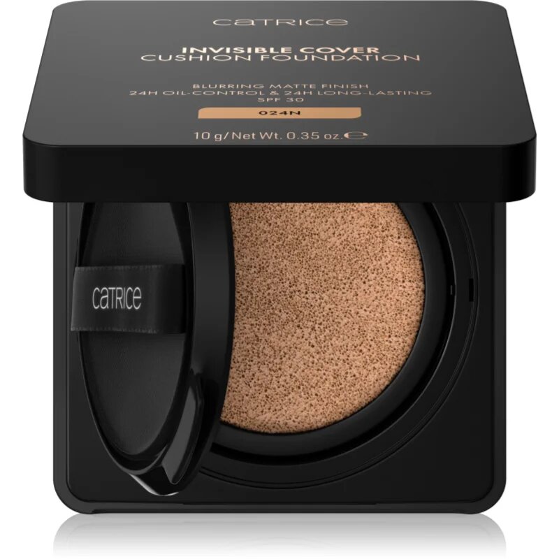 Catrice Invisible Cover Cushion Foundation matirajoči tekoči puder v gobici SPF 30 odtenek C042C 10 g