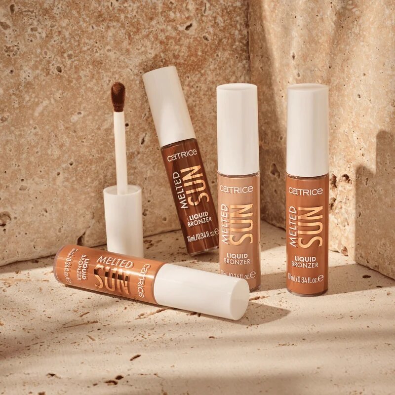Catrice Melted Sun tekoči bronzer z mat učinkom odtenek 025 Beach Please 10 ml