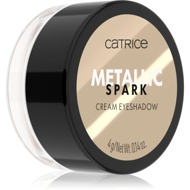 Catrice Metallic Spark kremasto senčila za oči za bleščeč sijaj odtenek 010 Champagne Chic 4 g