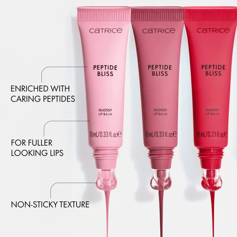 Catrice Peptide Bliss Glossy Lip Balm balzam za sijoče ustnice s peptidi odtenek 030 Dew Not Disturb 10 ml