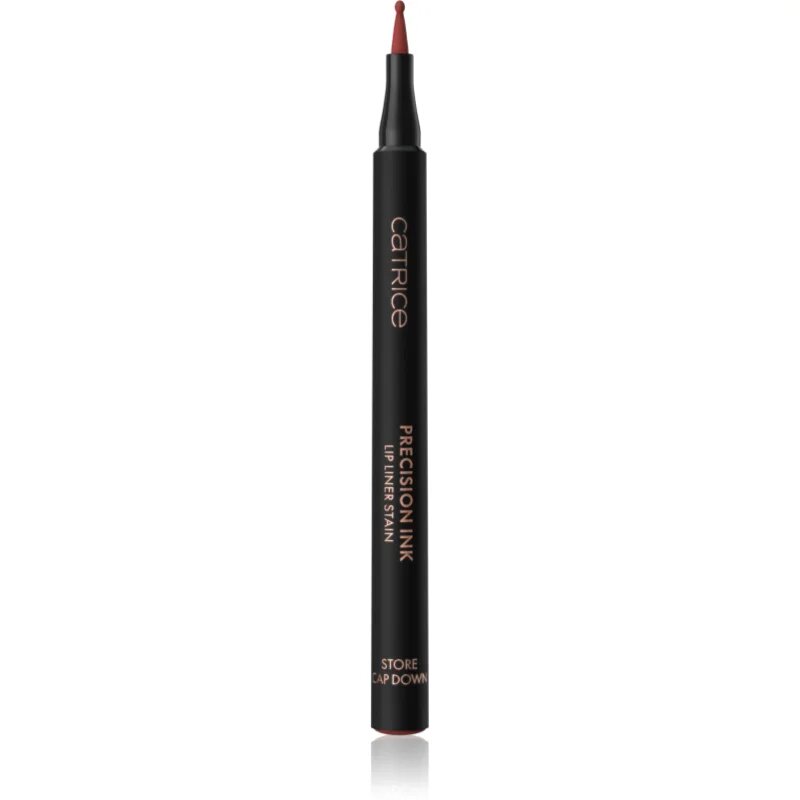 Catrice Precision Ink Lip Liner Stain flomaster za ustnice za konture za dolgoobstojen učinek odtenek 050 Dressed In Drama 1 ml