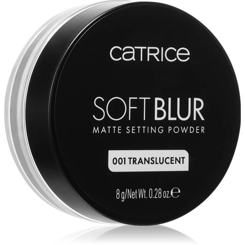 Catrice Soft Blur Matte Setting Powder fiksacijski puder v prahu odtenek 001 Translucent 8 g