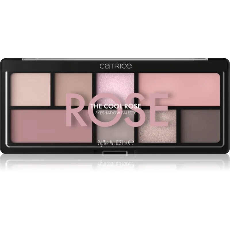 Catrice The Cool Rose paleta senčil za oči 9 g