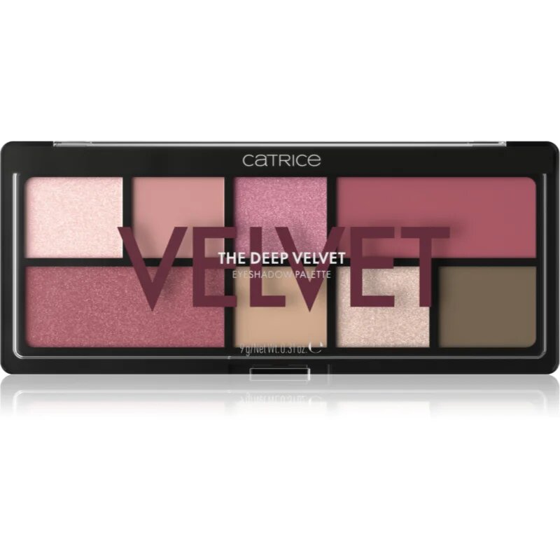 Catrice The Deep Velvet paleta senčil za oči 9 g