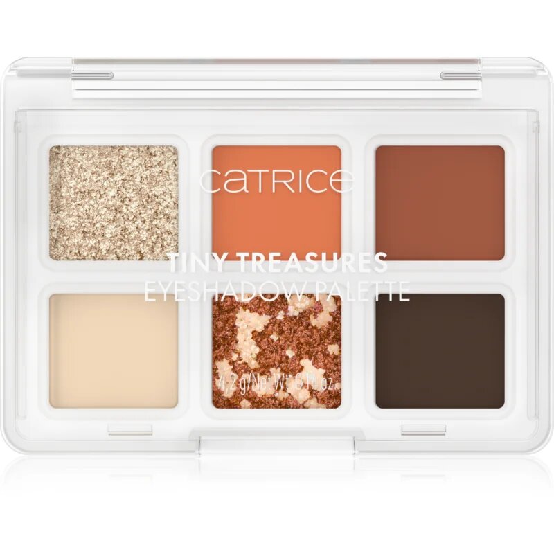 Catrice Tiny Treasures paleta senčil za oči odtenek 030 Heat It Up 4.2 g