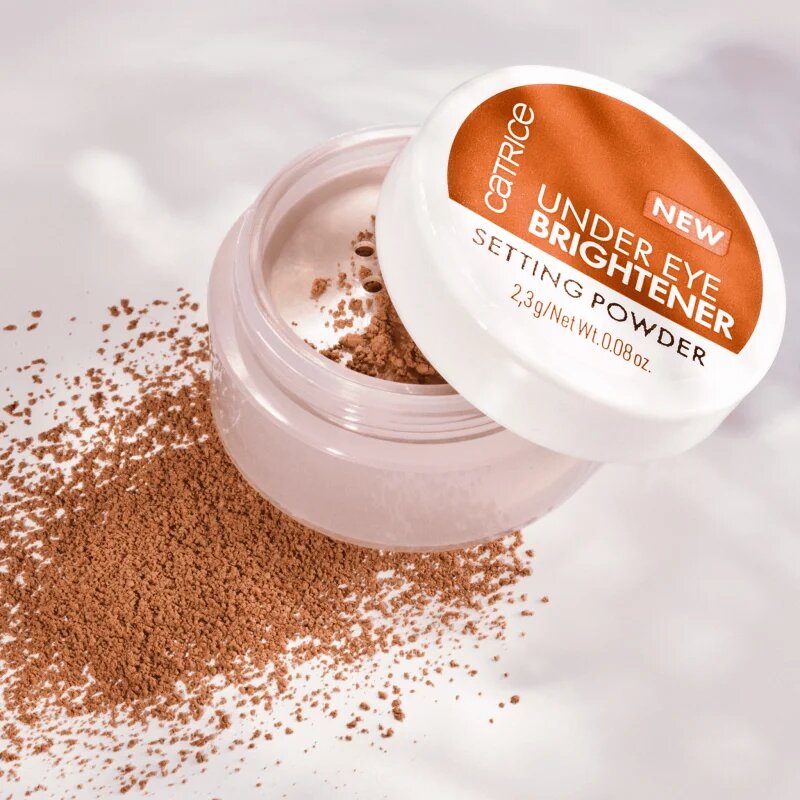 Catrice Under Eye Brightener fiksacijski puder z vlažilnim učinkom odtenek 040 Dark Mocha 2.3 g