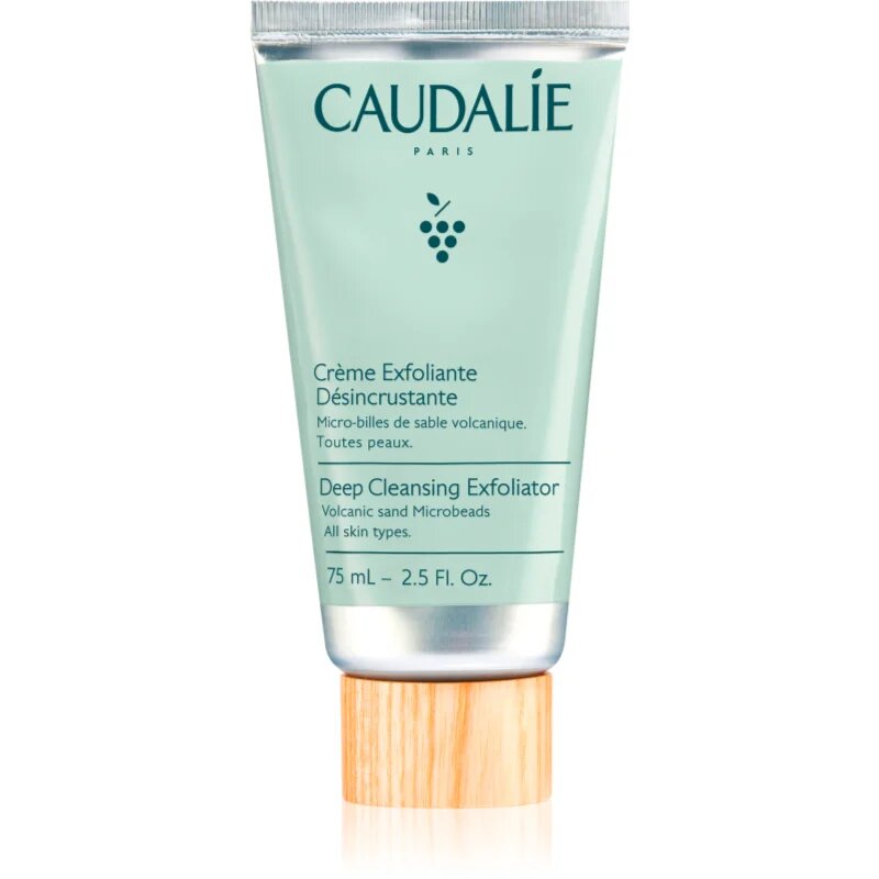 Caudalie Cleaners & Toners Deep Cleansing Exfoliator piling za obraz za globinsko čiščenje 75 ml