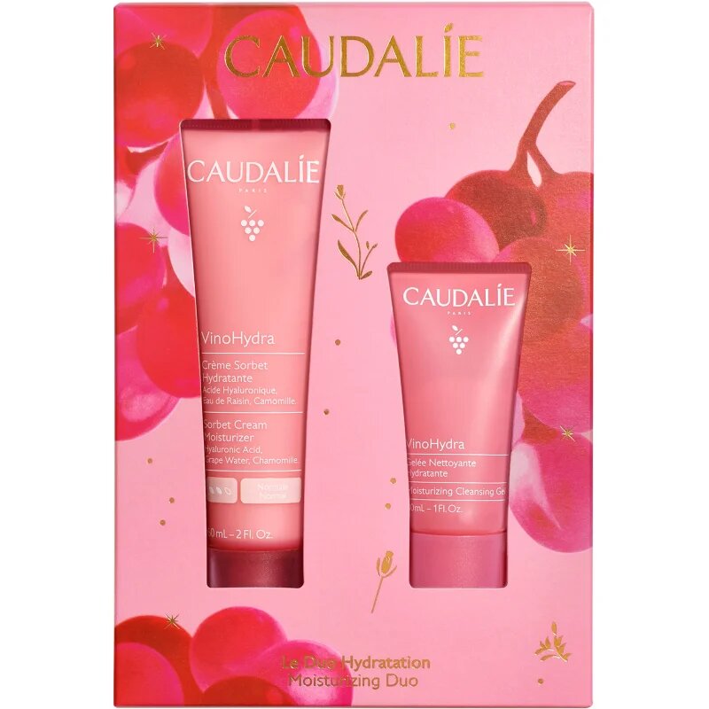 Caudalie Moisturizing Duo Set božični darilni set za vlaženje in učvrstitev kože