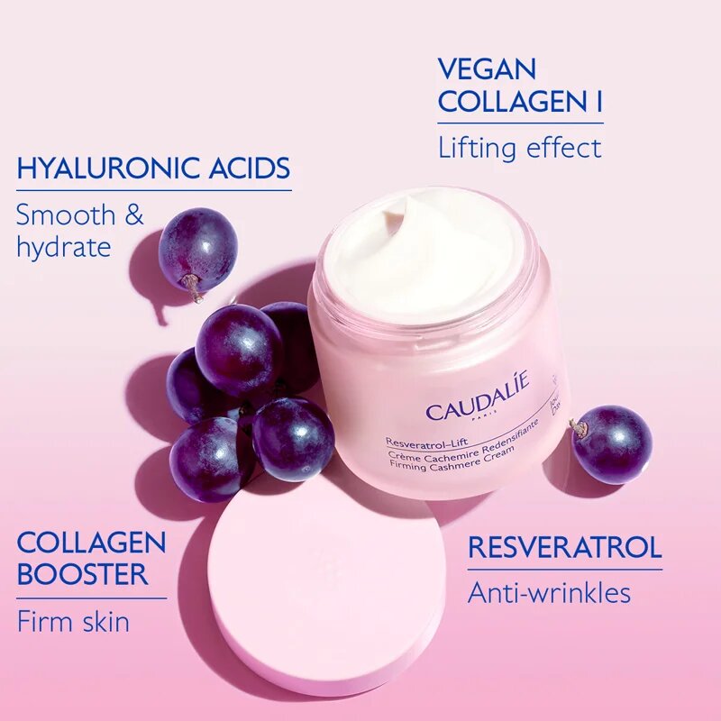 Caudalie Resveratrol-Lift lahka lifting krema za učvrstitev obraza 50 ml