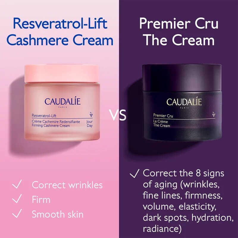 Caudalie Resveratrol-Lift lahka lifting krema za učvrstitev obraza 50 ml