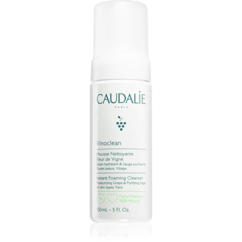 Caudalie Vinoclean čistilna pena za vse tipe kože 50 ml