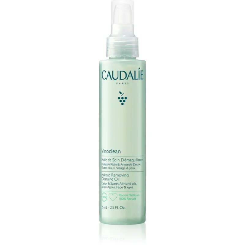 Caudalie Vinoclean čistilno olje za odstranjevanje ličil 75 ml