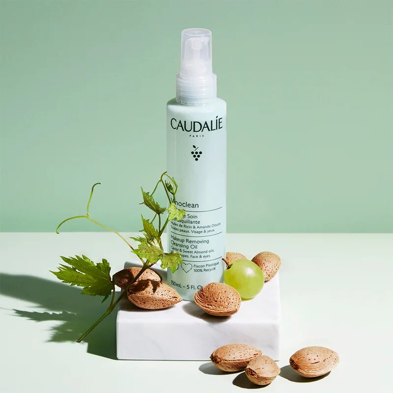 Caudalie Vinoclean čistilno olje za odstranjevanje ličil za obraz in oči 150 ml