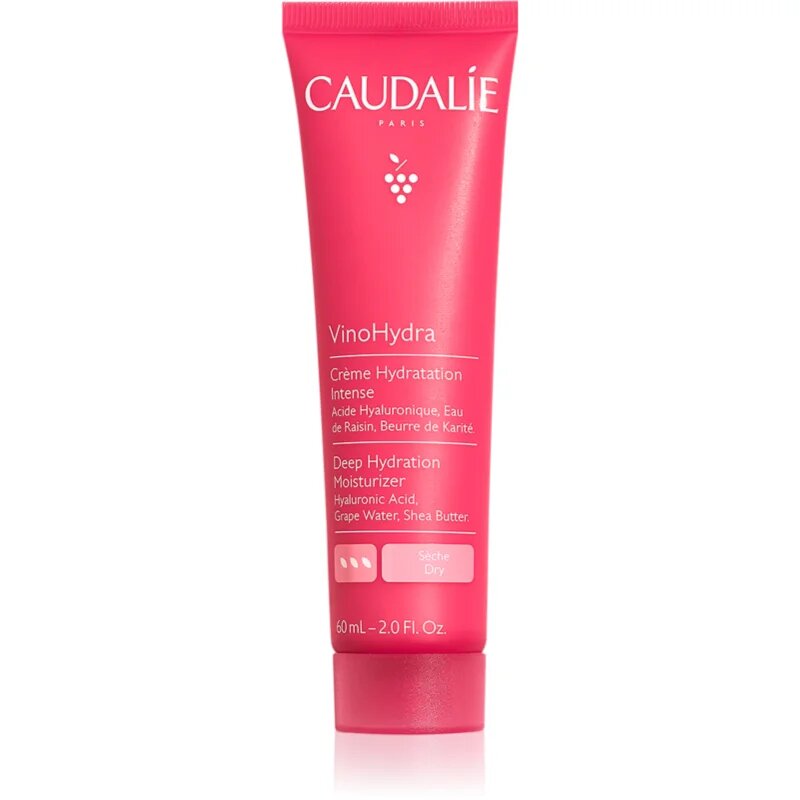 Caudalie VinoHydra Deep Hydration Moisturizer globinsko vlažilna krema za suho kožo 60 ml