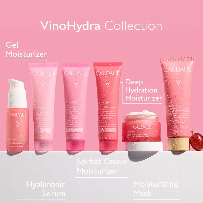 Caudalie VinoHydra Deep Hydration Moisturizer globinsko vlažilna krema za suho kožo 60 ml