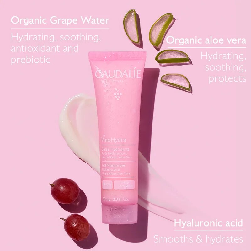 Caudalie VinoHydra Gel Moisturizer vlažilni gel za mešano kožo 60 ml