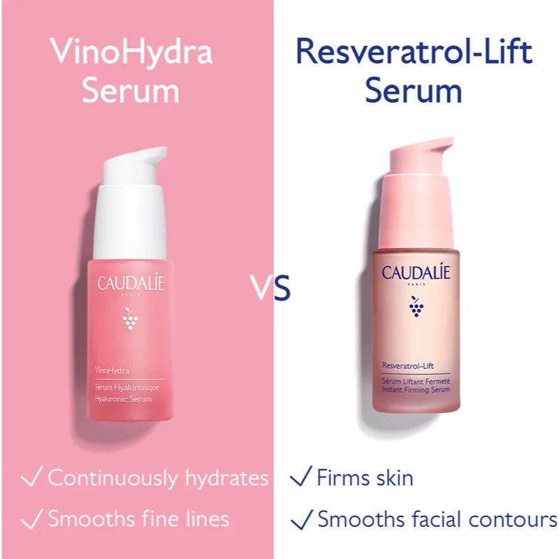 Caudalie VinoHydra Hyaluronic Serum vlažilni serum za prve gube 30 ml