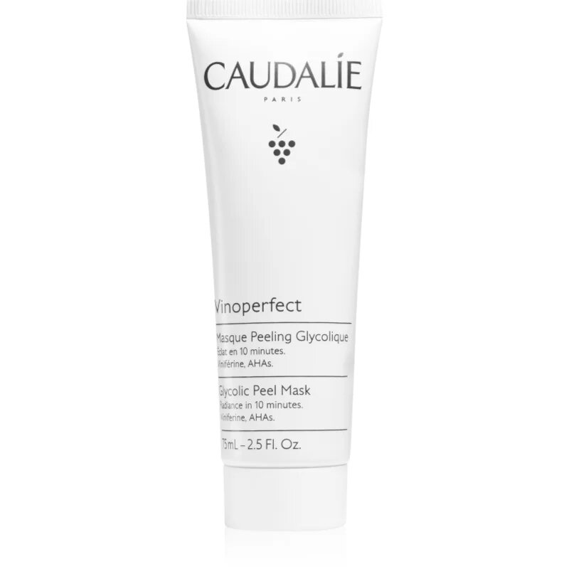 Caudalie Vinoperfect piling maska za osvetlitev kože 75 ml
