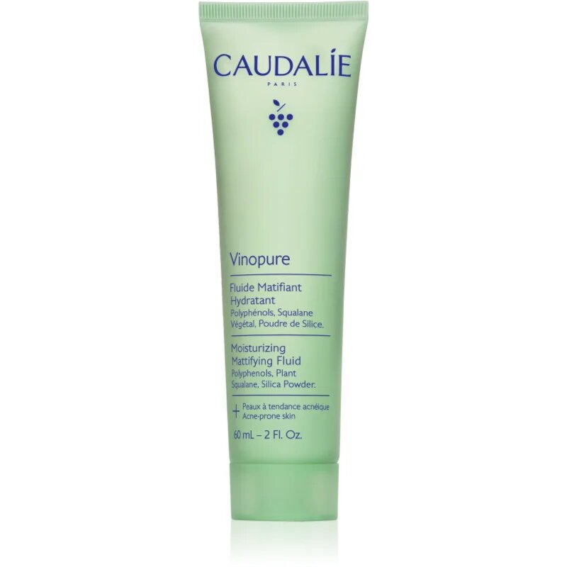 Caudalie Vinopure Mattifying Moisturizing Fluid vlažilni fluid z matirajočim učinkom 60 ml
