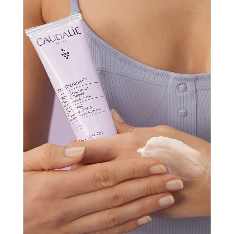 Caudalie Vinotherapist Hand & Nail Cream vlažilna krema za roke in nohte 75 ml