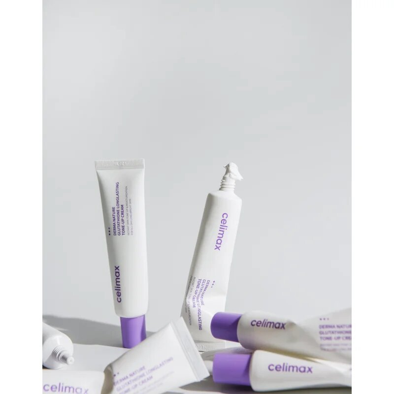 celimax Derma Nature Glutathione Longlasting Tone-Up Cream posvetlitvena tonirana krema za poenotenje tona kože 35 ml