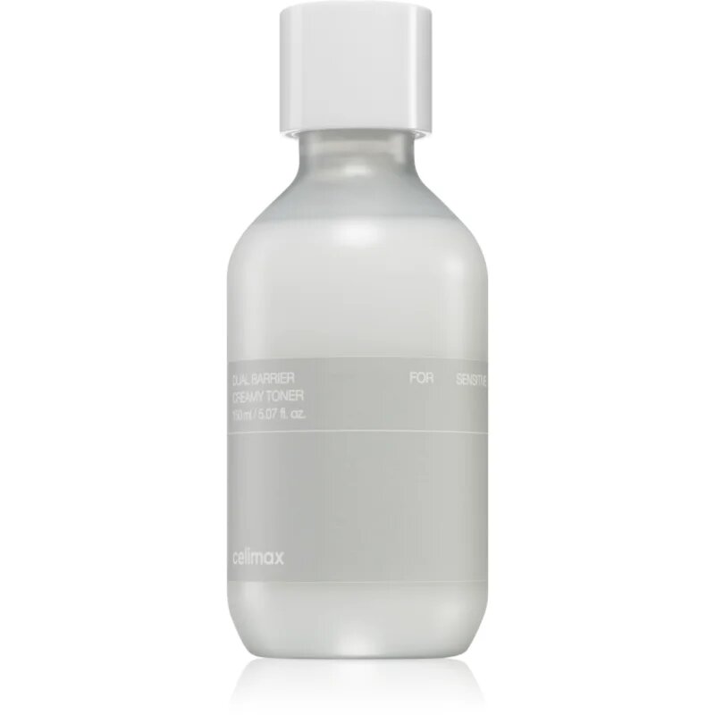 celimax Dual Barrier kremasti tonik za pomiritev in okrepitev občutljive kože 150 ml