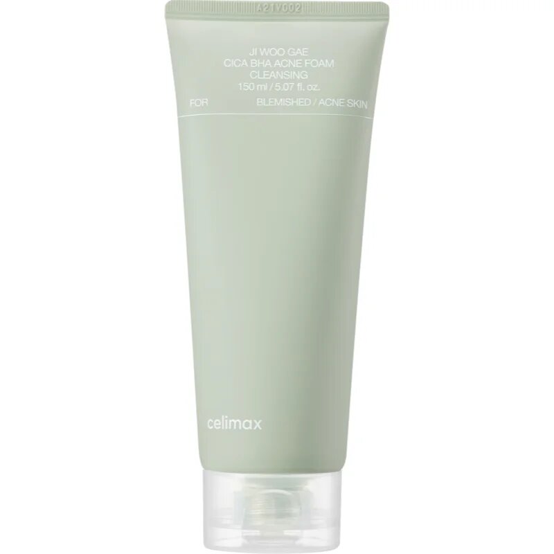 celimax Ji Woo Gae Cica BHA Acne Foam Cleansing globinsko čistilna pena za problematično kožo akne 150 ml